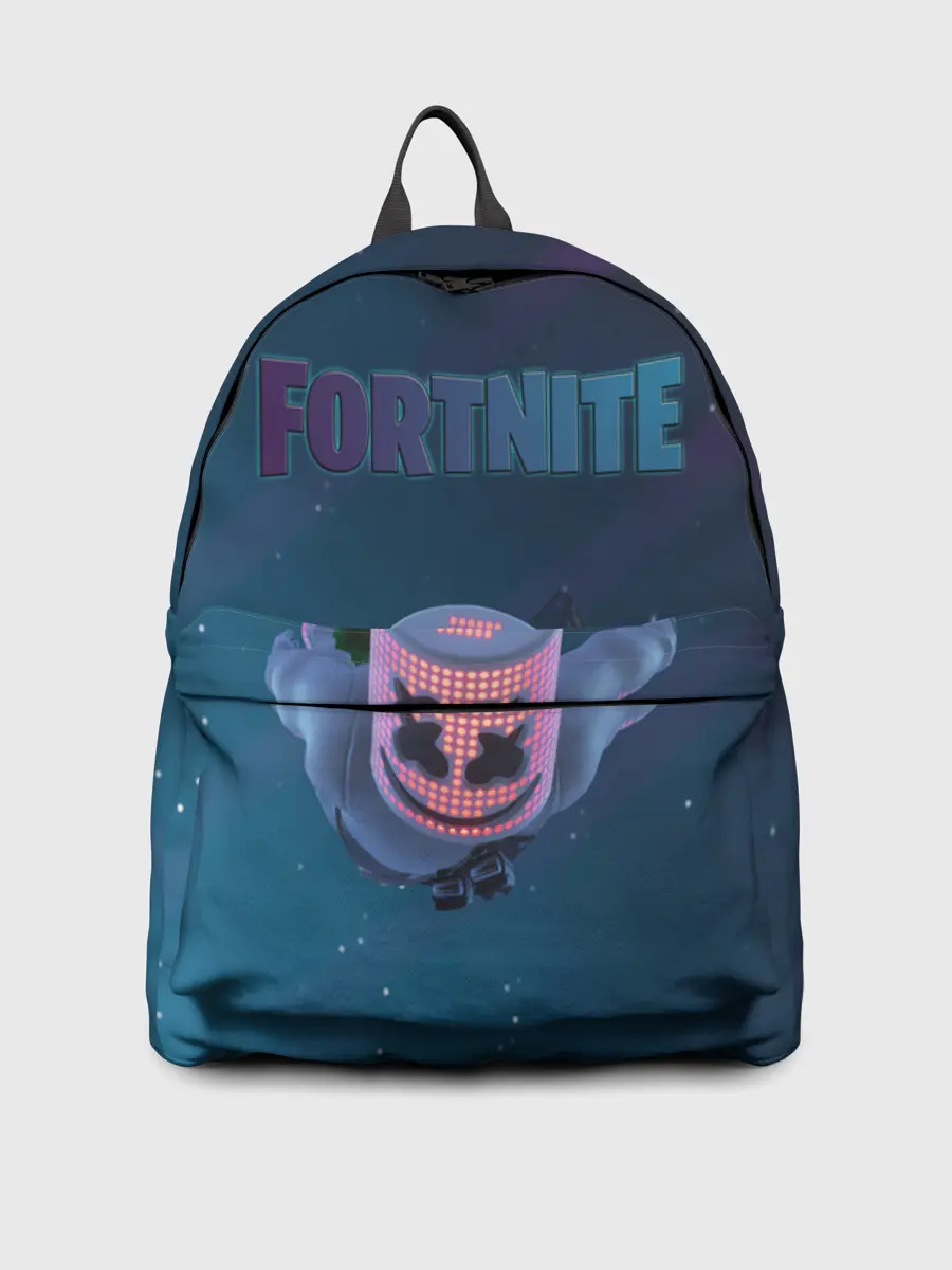 Рюкзак джинсовый / Fortnite x Marshmello