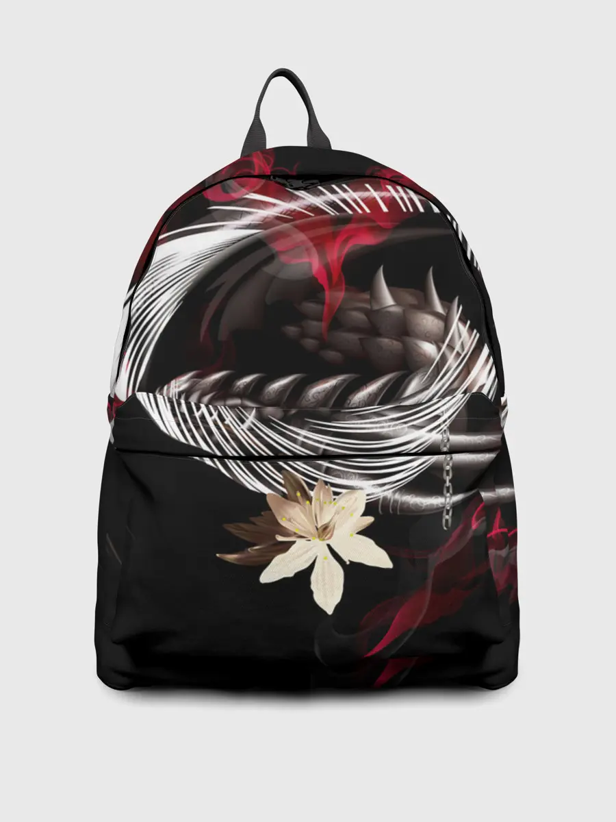 Рюкзак джинсовый / Дракон