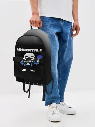 Рюкзак джинсовый / Undertale STOP.