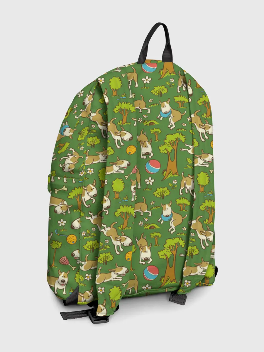 Рюкзак джинсовый / Забавные собаки