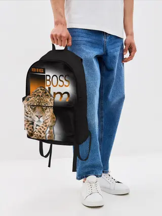 Рюкзак джинсовый / Я Босс Im big boss