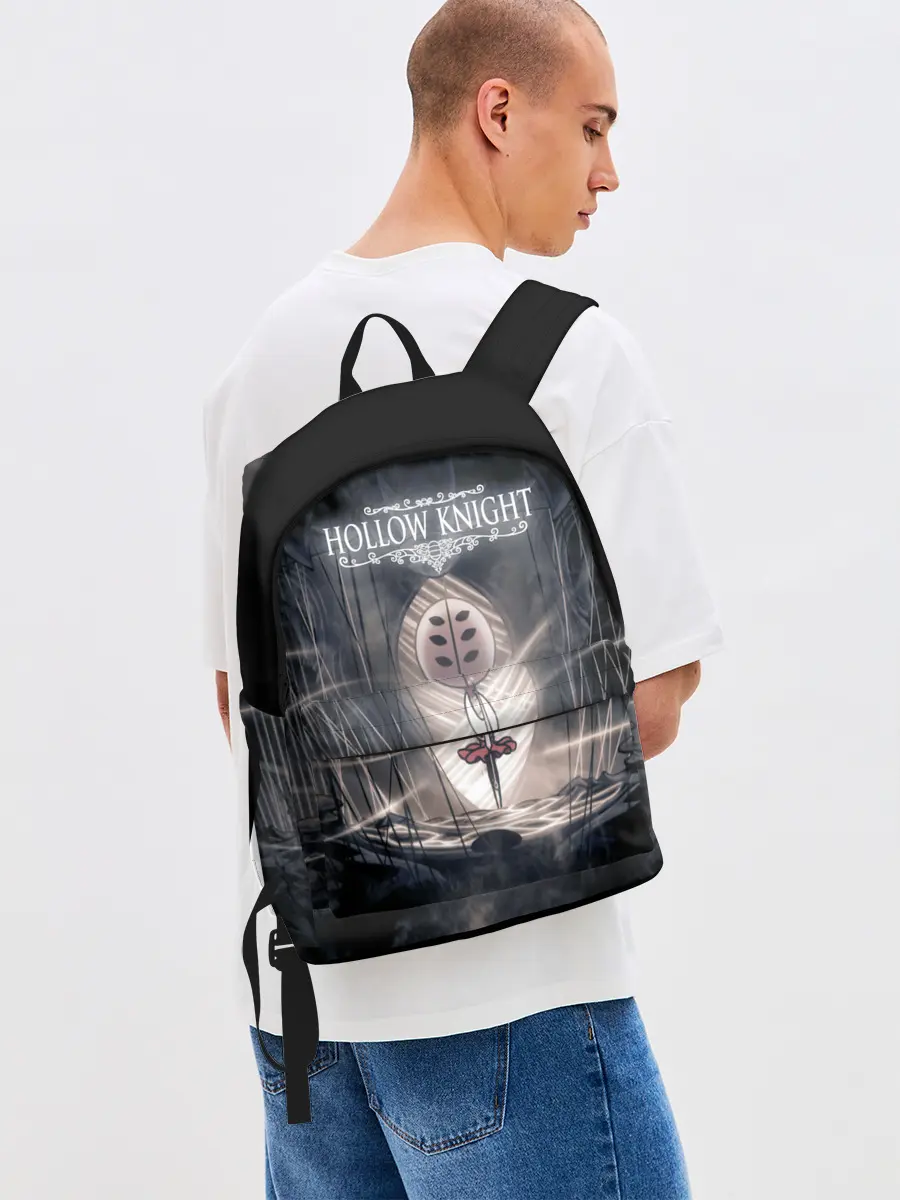 Рюкзак джинсовый / Hollow Knight.