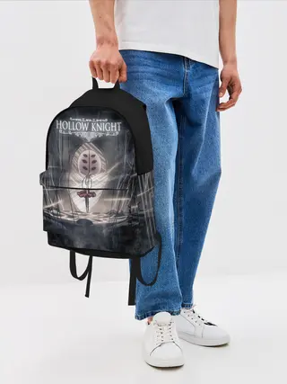 Рюкзак джинсовый / Hollow Knight.
