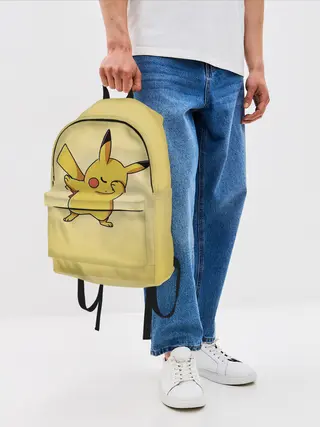 Рюкзак джинсовый / Pikachu Pika Pika