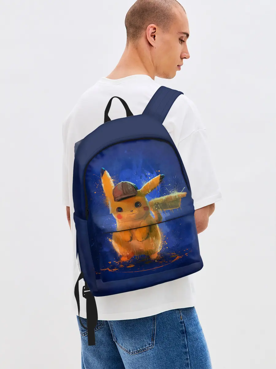 Рюкзак джинсовый / Pikachu Pika Pika