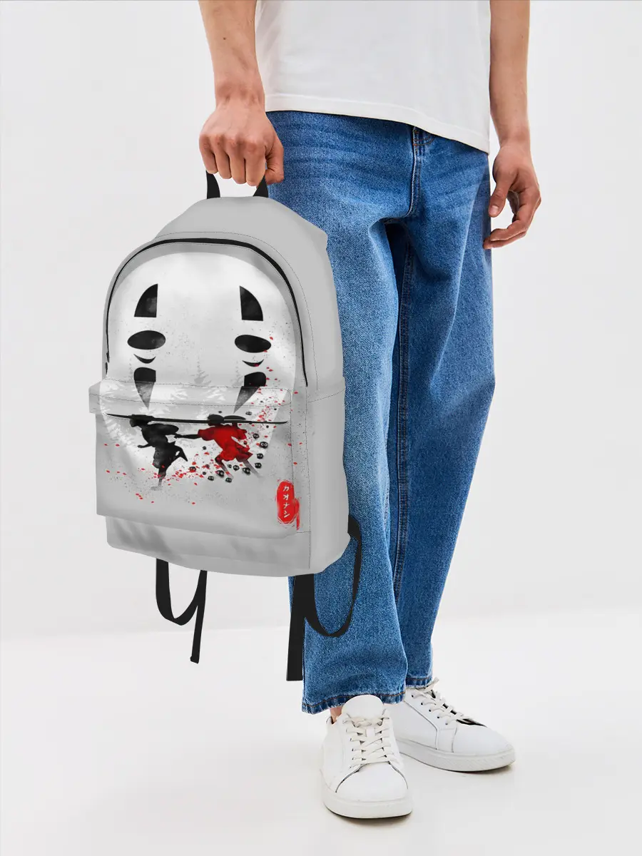 Рюкзак джинсовый / Тихиро и Хаку убегают