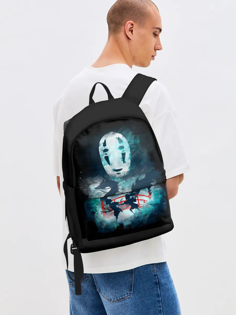 Рюкзак джинсовый / Бог быстрой янтарной реки