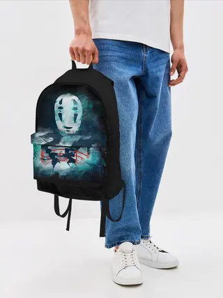 Рюкзак джинсовый / Бог быстрой янтарной реки