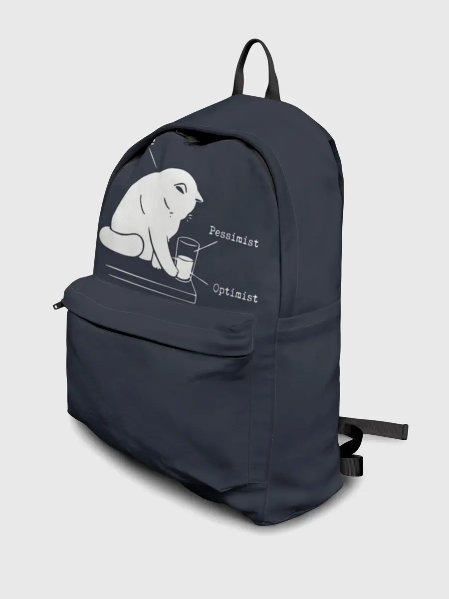 Рюкзак джинсовый / Кот хулиган