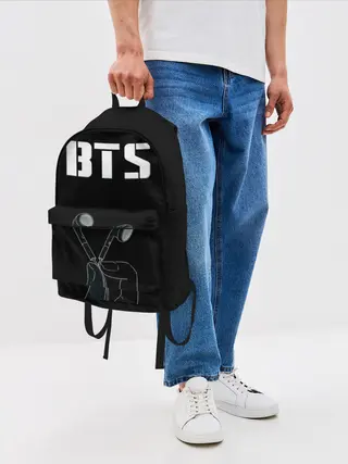 Рюкзак джинсовый / BTS