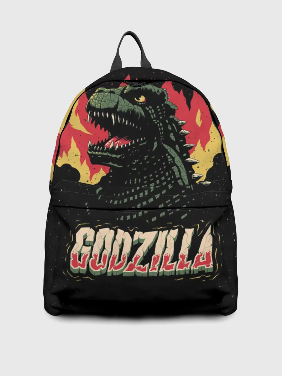 Рюкзак джинсовый / Годзилла