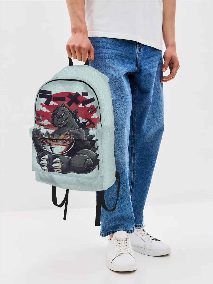 Рюкзак джинсовый / Blue Godzilla