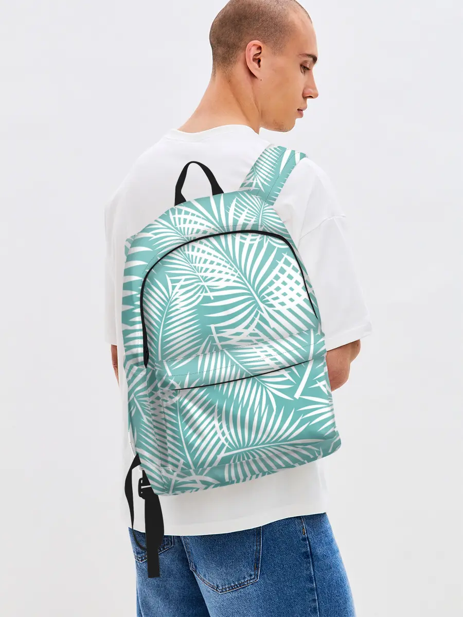 Рюкзак джинсовый / Листья Пальмы