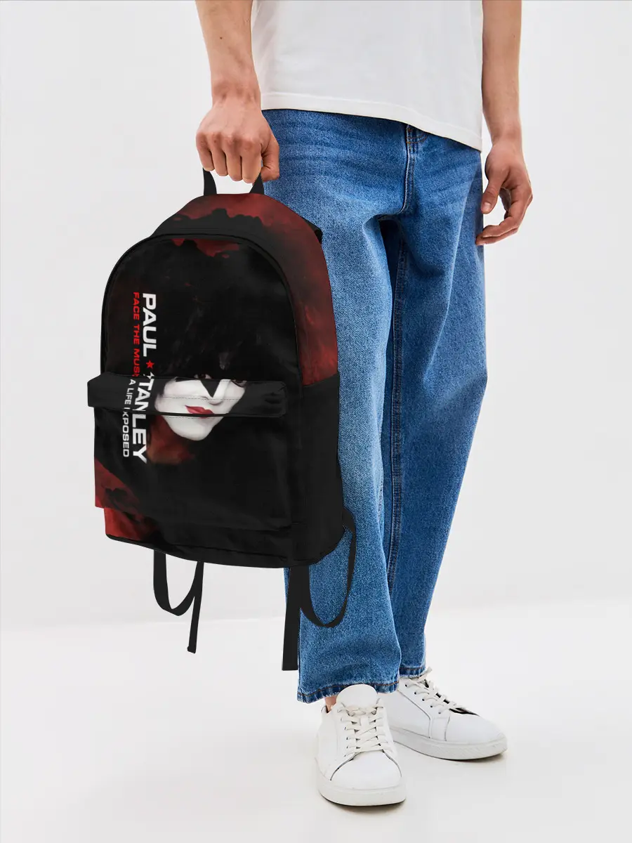 Рюкзак джинсовый / Kiss