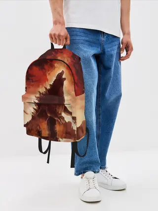 Рюкзак джинсовый / GODZILLA