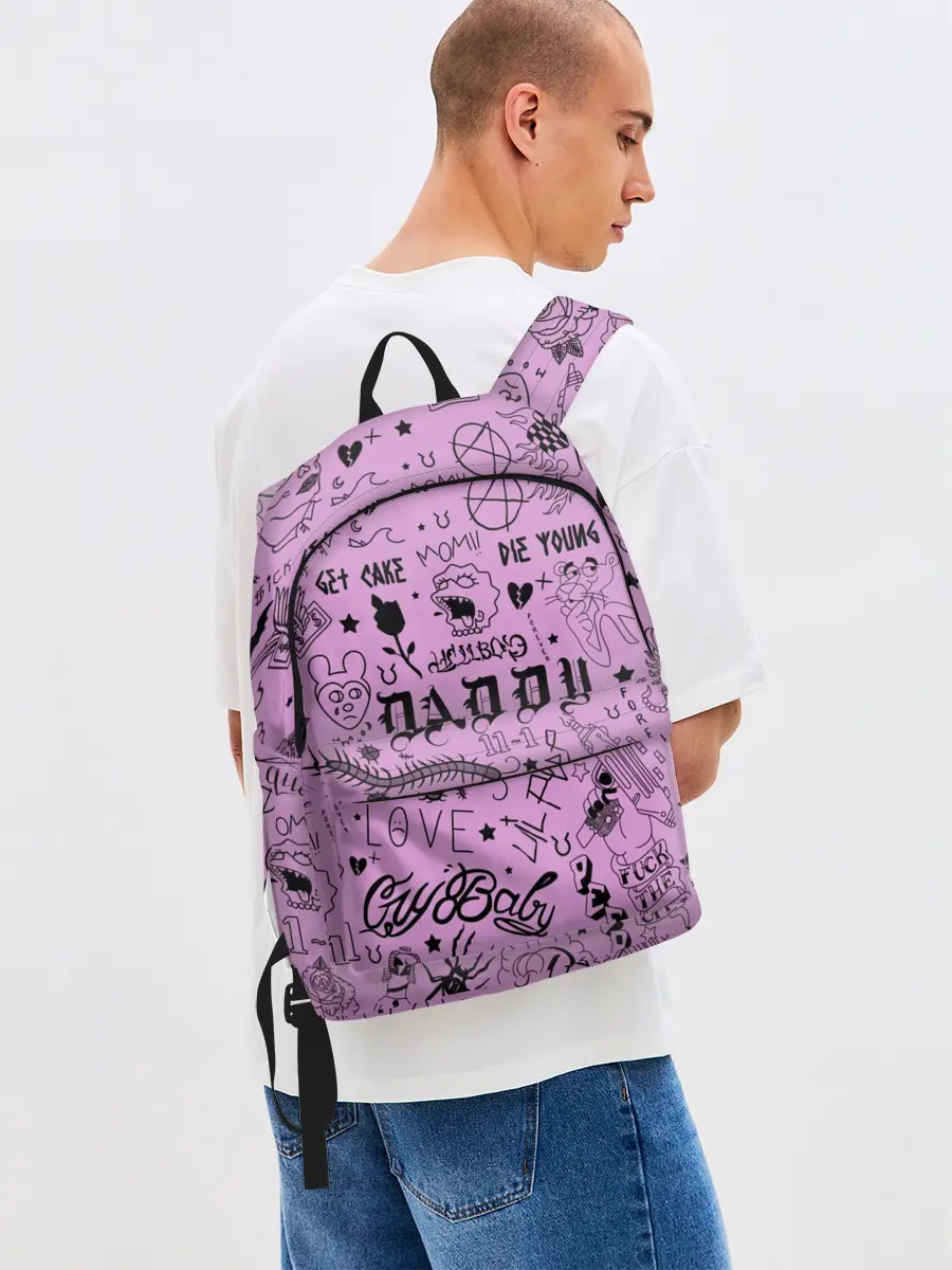 Рюкзак джинсовый / Lil Peep Tattoo