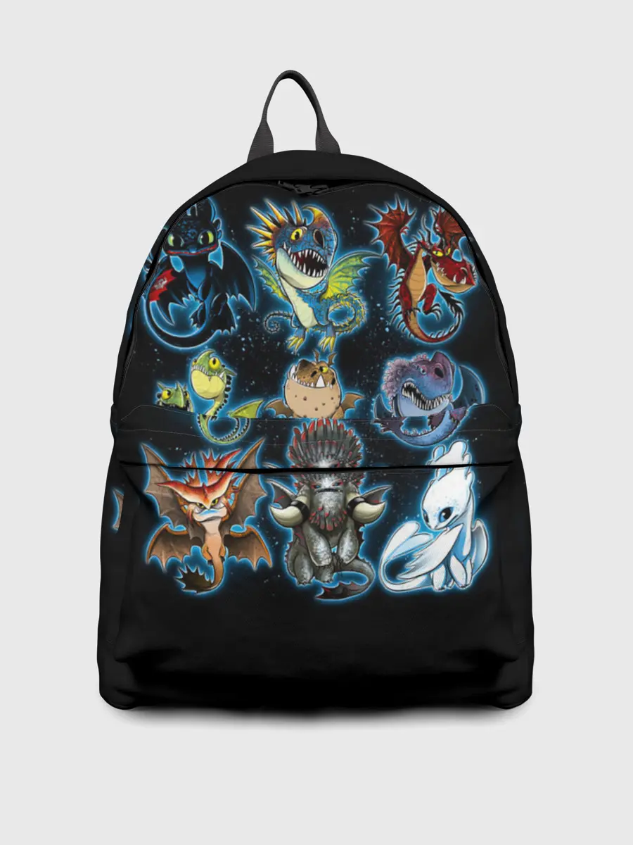 Рюкзак джинсовый / Как приручить дракона