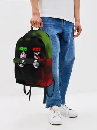 Рюкзак джинсовый / Kiss