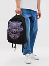 Рюкзак джинсовый / Pokemon Gengar Rubber