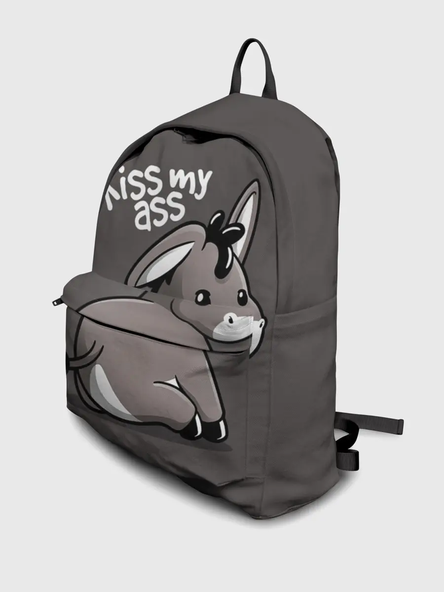 Рюкзак джинсовый / Мягкий ослик