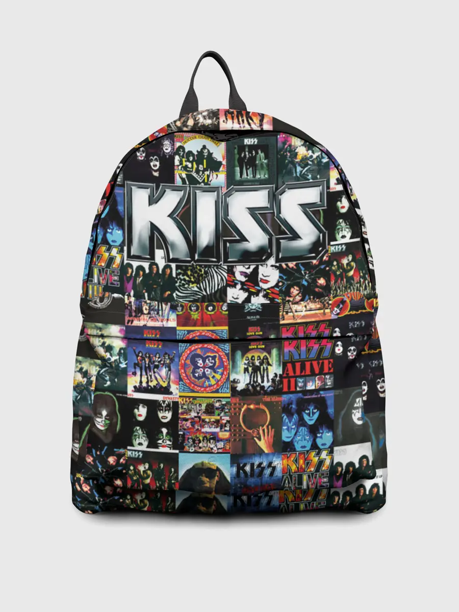 Рюкзак джинсовый / Kiss