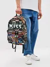 Рюкзак джинсовый / Kiss