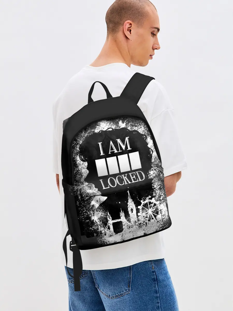 Рюкзак джинсовый / I AM LOCKED