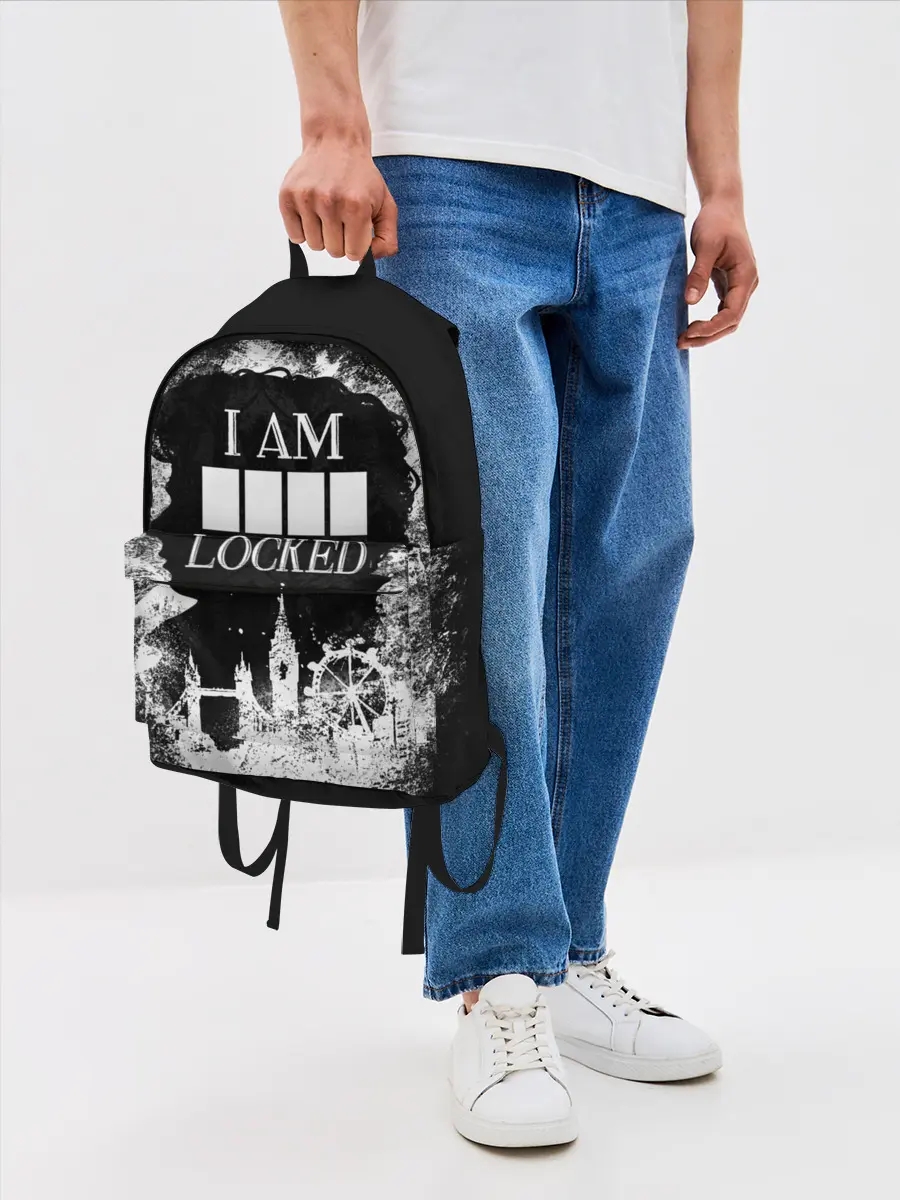 Рюкзак джинсовый / I AM LOCKED