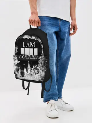 Рюкзак джинсовый / I AM LOCKED
