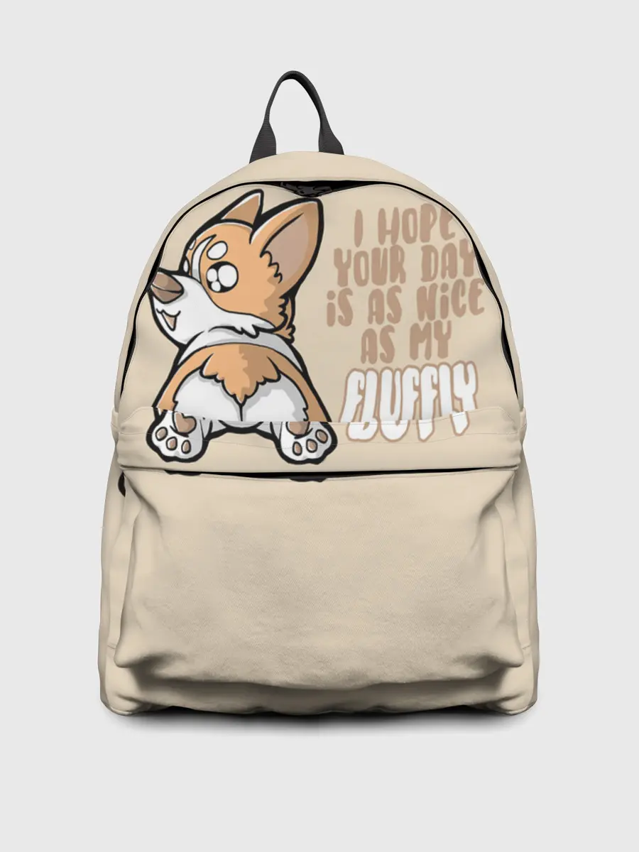 Рюкзак джинсовый / Милый Корги