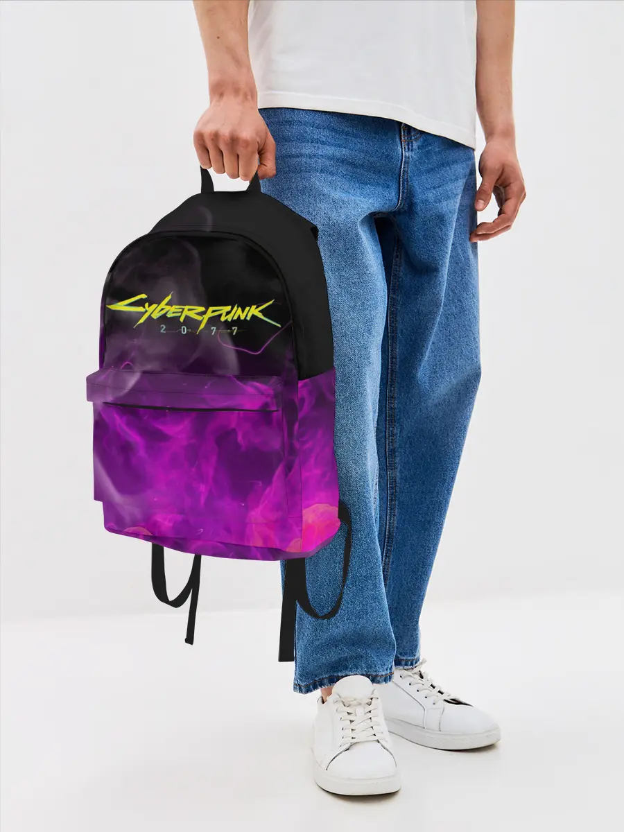 Рюкзак джинсовый / CYBERPUNK 2077