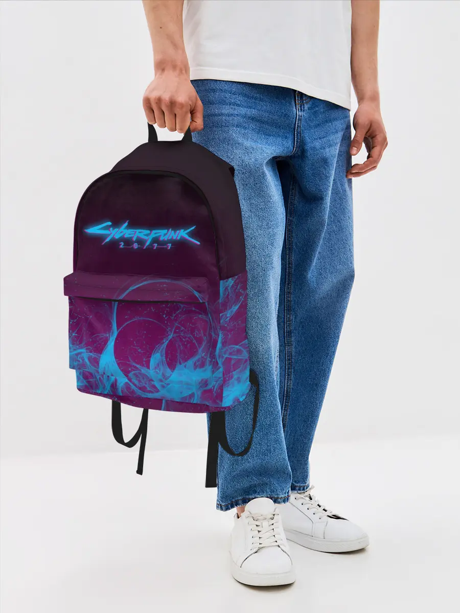 Рюкзак джинсовый / CYBERPUNK 2077