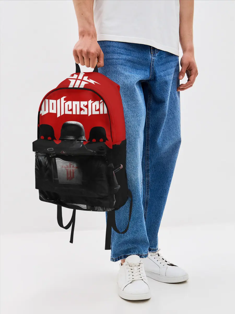 Рюкзак джинсовый / Wolfenstein