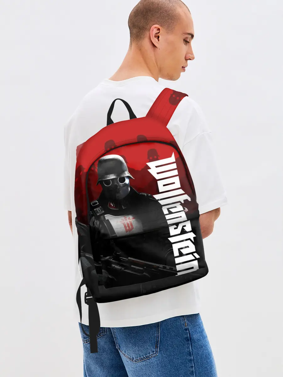 Рюкзак джинсовый / Wolfenstein