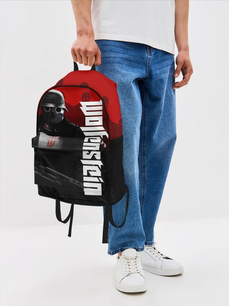 Рюкзак джинсовый / Wolfenstein