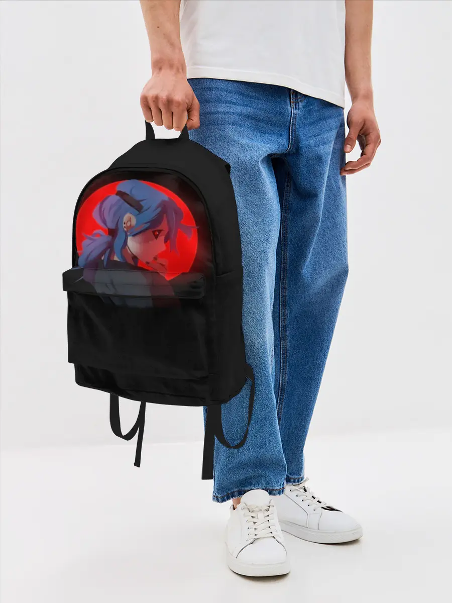 Рюкзак джинсовый / Sally face на закате