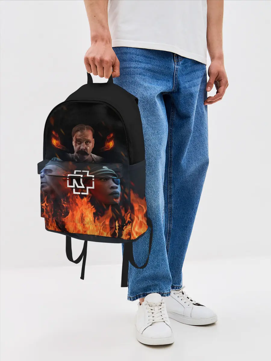 Рюкзак джинсовый / Rammstein