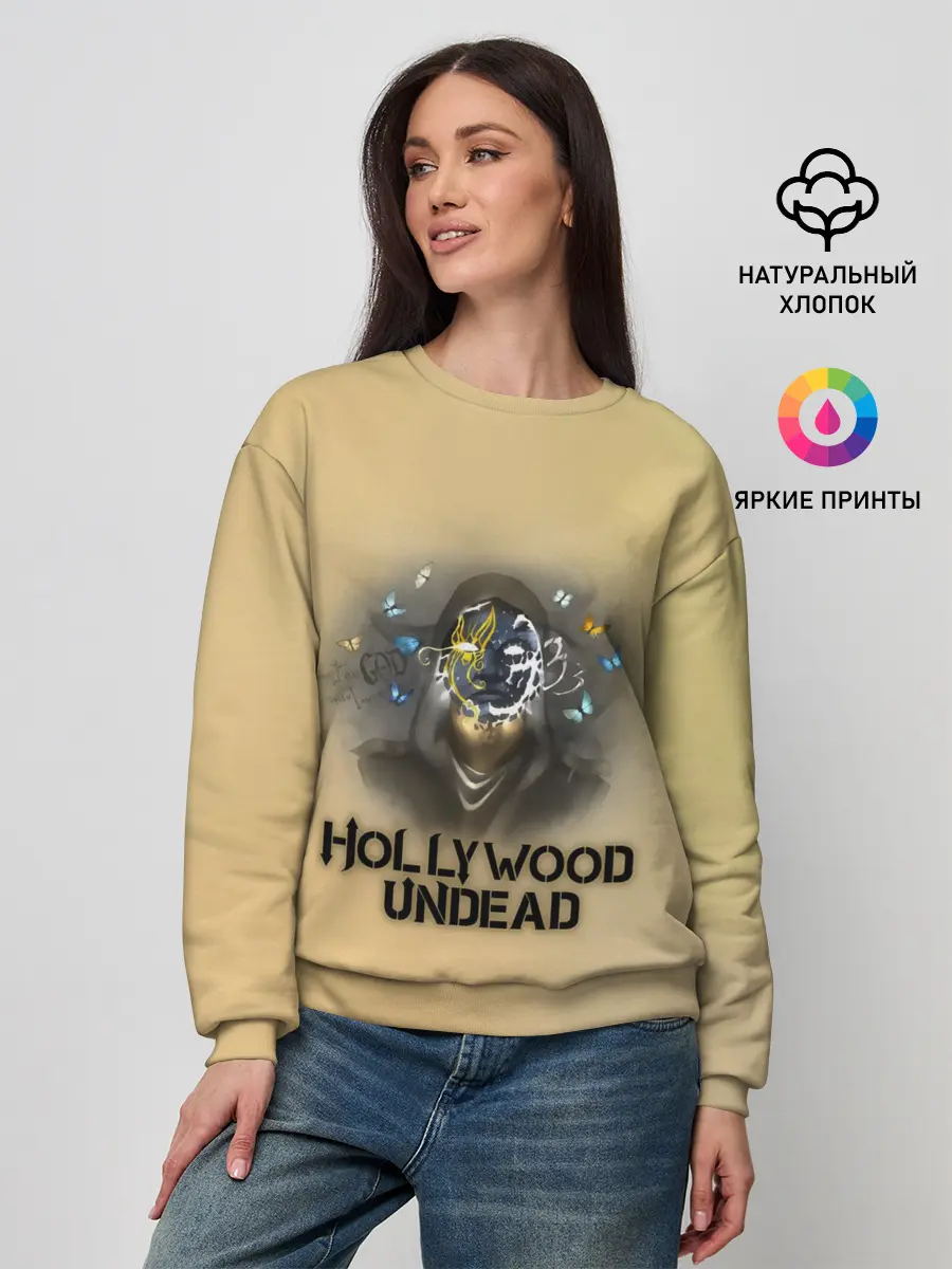Женский свитшот / Johnny 3 Tears Hollywood Undead