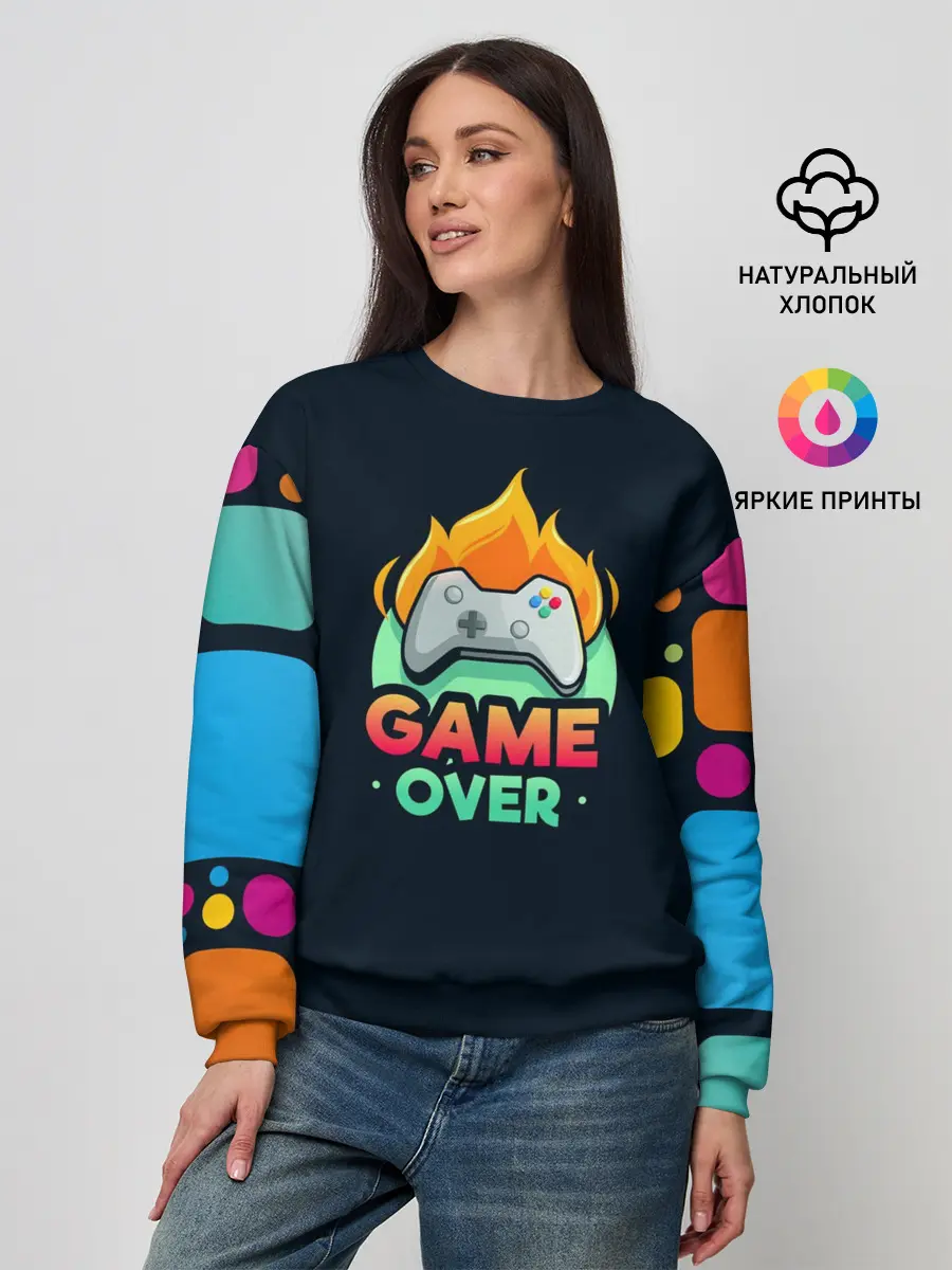 Женский свитшот / GamePad Over