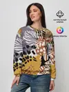 Женский свитшот / Зебра Пятнистая