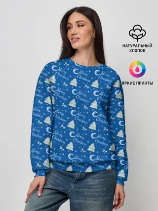 Женский свитшот / Merry Christmas
