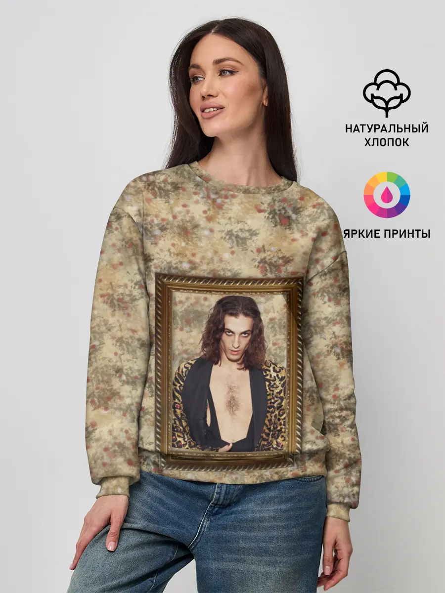 Женский свитшот / Домиано Давид. Портрет на стене