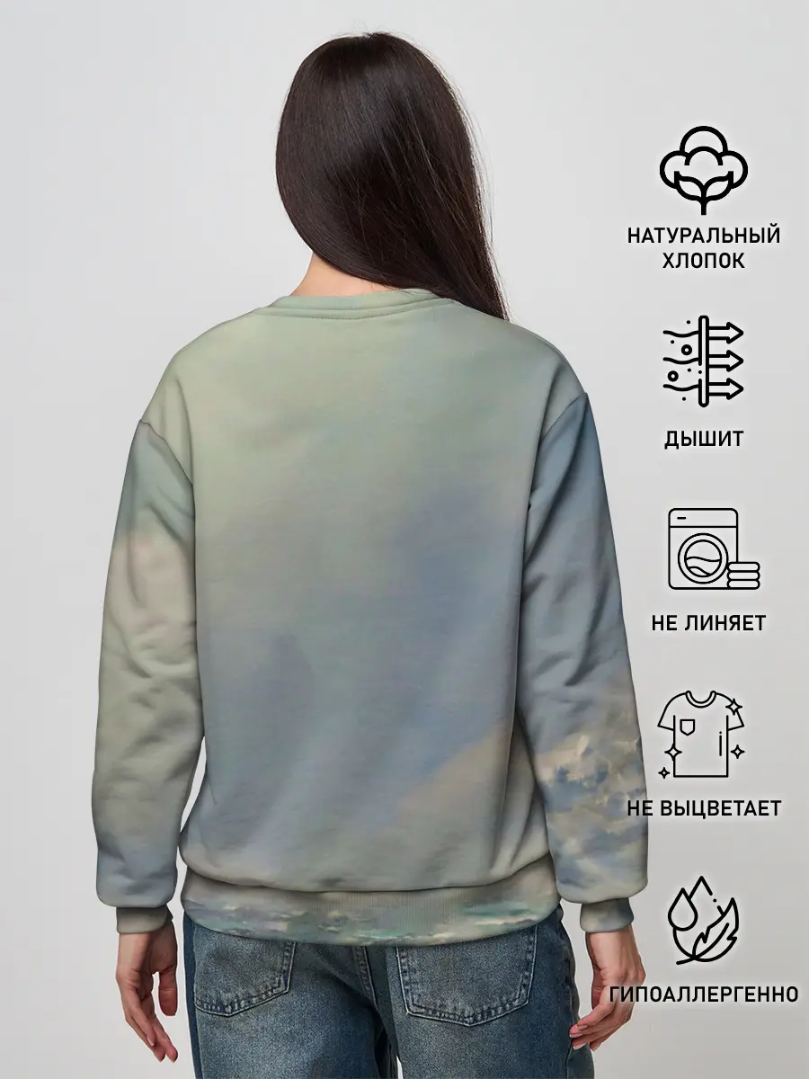 Женский свитшот / ВМФ Военно-Морской Флот