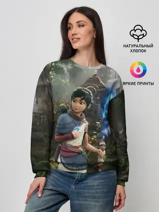 Женский свитшот / Кена и Мост Духов