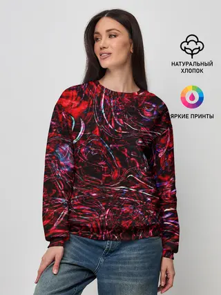 Женский свитшот / Просто подумай / just think