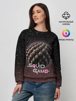Женский свитшот / ПЛАНЕТА ИГР | ИГРА В КАЛЬМАРА