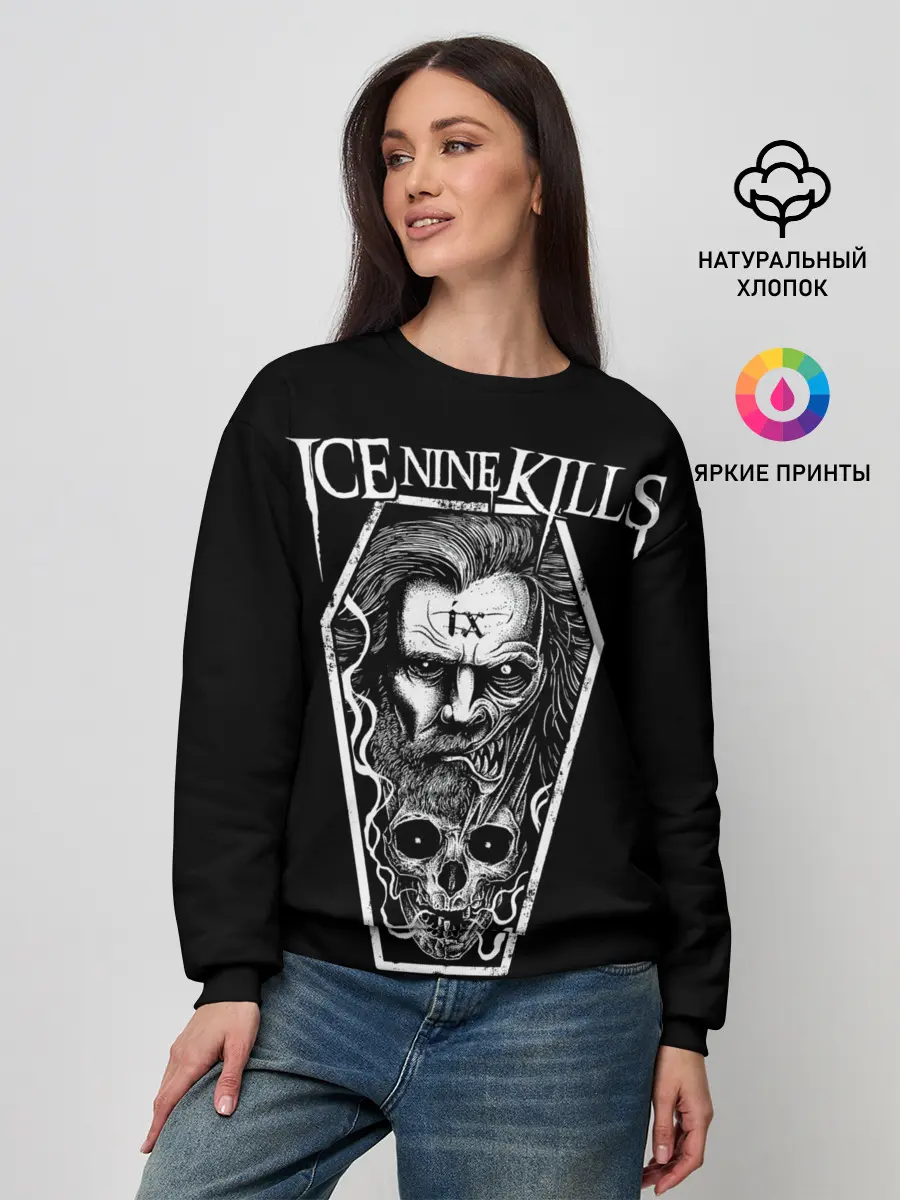 Женский свитшот / Ice Nine Kills, I cant stop seeing red