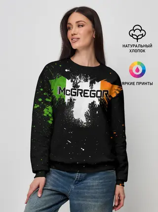 Женский свитшот / Ирландский орел Конор МакГрегор