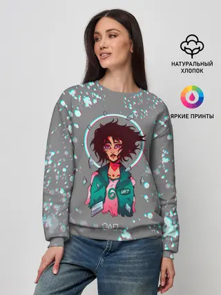 Женский свитшот / 067 | ГЛИТЧ