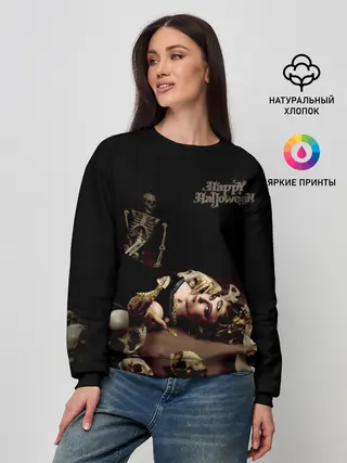 Женский свитшот / Ведьма с третьим глазом